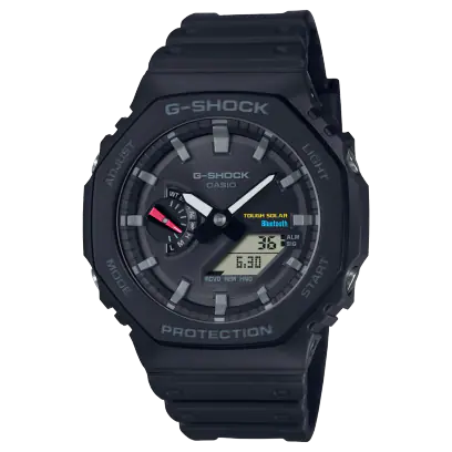 CASIO G-SHOCK รุ่น GA-B2100-1ADR สีดำ สายด้าน สินค้าของเเท้ รับประกันศูนย์ CMG 1ปี บลูทูธ bluetooth watch