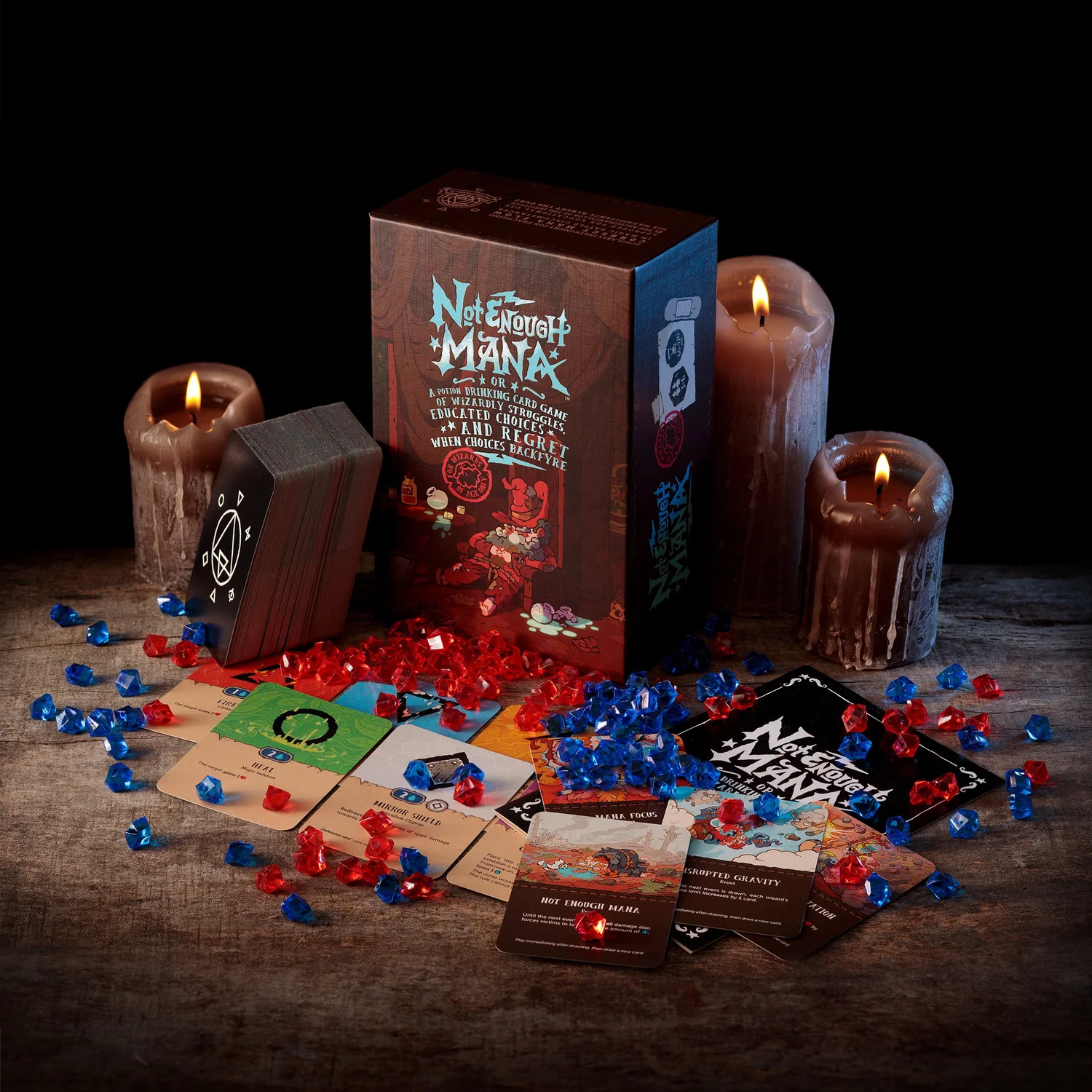 Not Enough Mana ศึกดวลมหาจอมเวทย์ขี้เมา บอร์ดเกมของแท้
