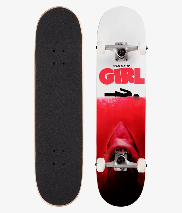 Girl Malto Shark Attack Complete Skateboard 7.75"