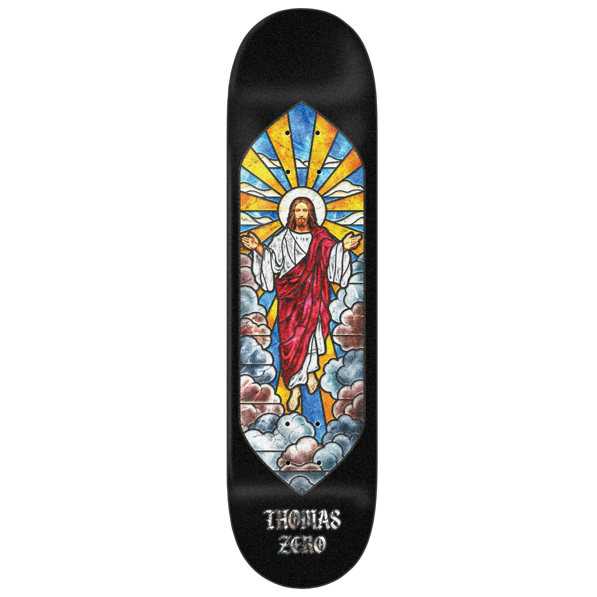 Zero Thomas Stained Glass Skateboard Deck 8.25"