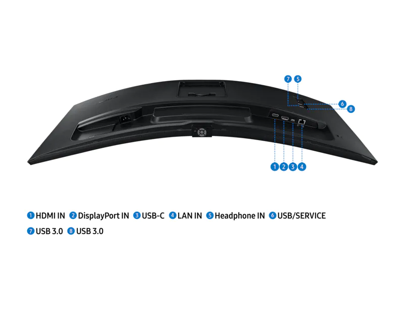 SAMSUNG LS34A650UXEXXT 34" Ultra WQHD Monitor พร้อม 1000R Curved Display รับประกันสินค้า 3 ปี
