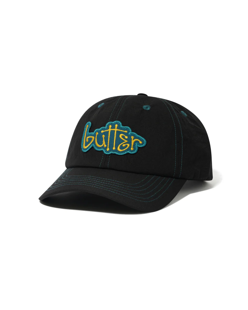 Butter Goods Connection 6 Panel Cap Black
