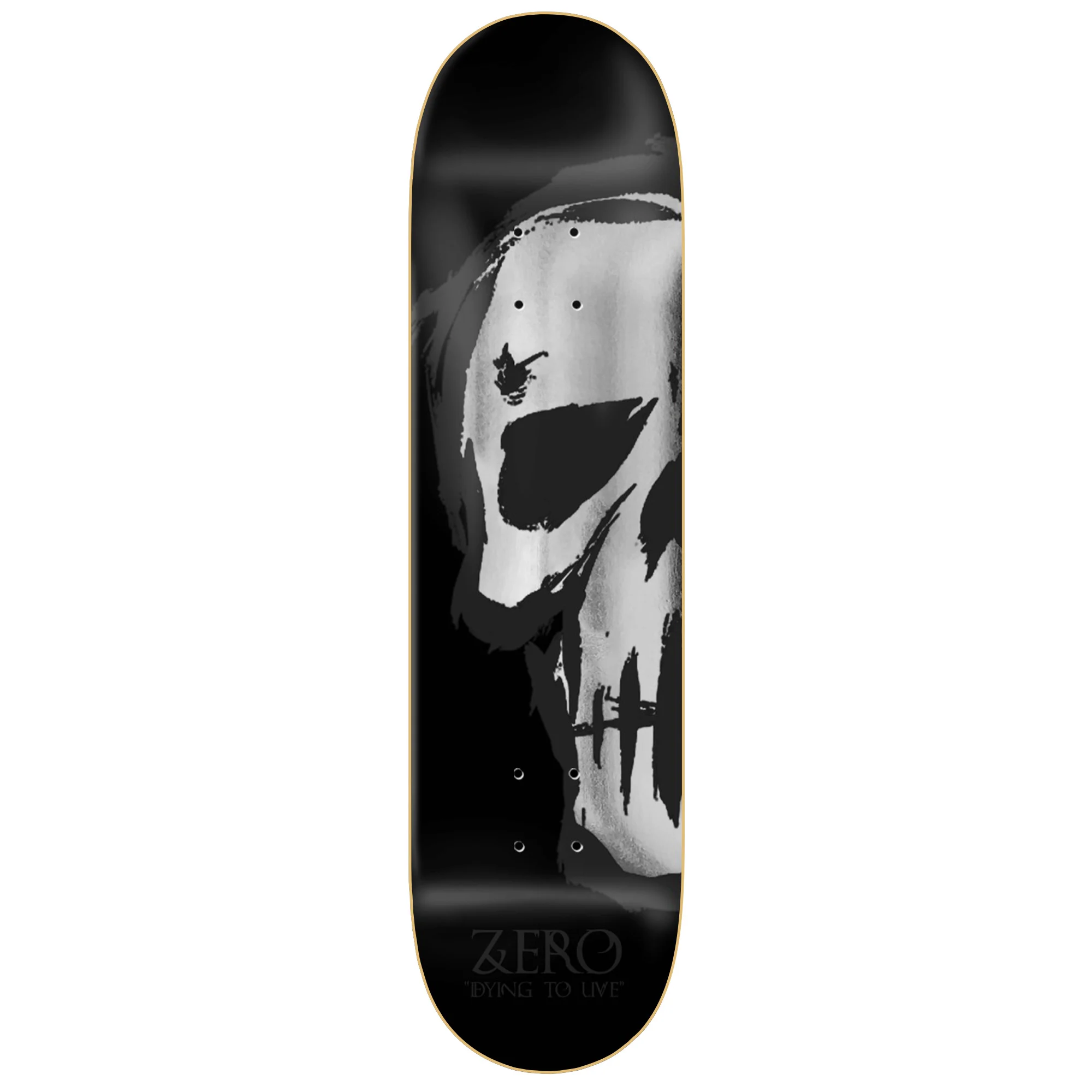 Zero Dtl Skull Foil Skateboard Deck 8.25"