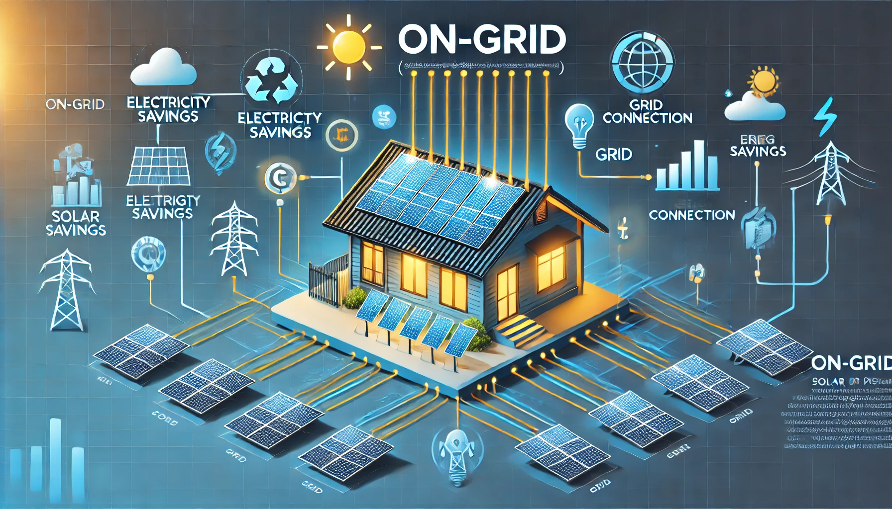ระบบ On-Grid (เชื่อมต่อกับการไฟฟ้า) ⚡