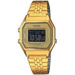 CASIO Standard รุ่น LA680WGA-9BDF สีทอง จอดำ เรือนเล็ก สินค้าของเเท้ รับประกันศูนย์ CMG