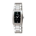 CASIO Standard รุ่น LTP-1165A-1CDF สีเงิน หน้าปัดดำ สินค้าของเเท้