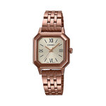 CASIO Standard รุ่น LTP-E169R-9BDF สีโรสโกลด์ สวยมาก สายสแตนเลส สินค้าใหม่ ของแท้ รับประกันศูนย์ CMG