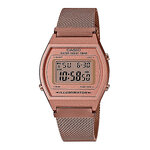 Casio นาฬิกาข้อมือ Classic รุ่น B640WMR-5ADF สี PINK GOLD สายถัก สินค้าของเเท้ รับประกันศูนย์ CMG รุ่นใหม่ 2021 casio pink gold digital