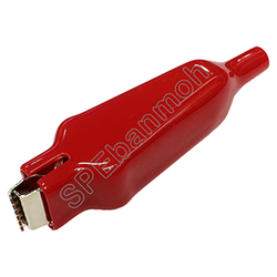 ปากคีบ สีดำ-แดง (Alligator Clip) AL-021