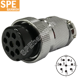 [ 1 ชิ้น ] GX30-JW-08 8P เมียต่อสาย