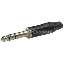 ACPS-GB ปลั๊กไมค์ สเตอริโอ Amphenol Stereo Phone Plug 1/4''(6.35mm) ปลั๊กไมค์ 1-4” แอมฟินอล