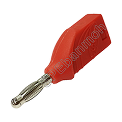 [ 2ชิ้น ] ปลั๊กกล้วย/บานานา BNN-002 (Banana plug) TAIWAN สีเแดง / RED