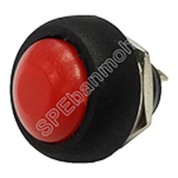 [ 3ชิ้น ] PBS-33B สวิทช์กดติด-ปล่อยดับ (Pushbutton switch) ∅12mm 1A 250VAC สีแดง (Red)