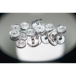 กระดุมแป๊กพลาสติก ST สีใส