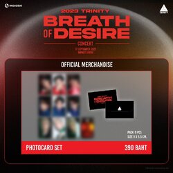 2023 TRINITY BREATH OF DESIRE CONCERT PHOTOCARD SET