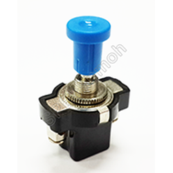 [ 2ชิ้น ] ASW-05-BLU สวิทช์ดึง (Push Pull Switch) สีน้ำเงิน