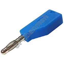 [ 2ชิ้น ] ปลั๊กกล้วย/บานานา BNN-001 (Banana plug) TAIWAN สีน้ำเงิน / BLU