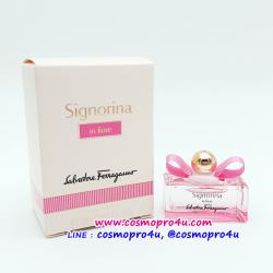 น้ำหอมผู้หญิง Signorina in fiore Salvatore Ferragamo EDT 5ml หัวแต้ม กลิ่นหอมแนว fruity-woody