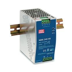 สวิทช์ชิ่งพาวเวอร์ซัพพลาย Meanwell NDR-240-24 ไฟเข้า 220VAC ไฟออก 24V 10A