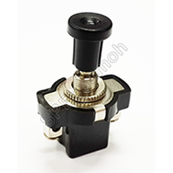 [ 2ชิ้น ] ASW-05-BLK สวิทช์ดึง (Push Pull Switch) สีดำ