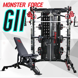 สมิทแมชชีน Smith Machine Monster Force G11+ม้านั่ง825+แผ่นน้ำหนัก 50 kg