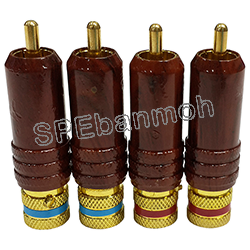 RCA-1012 ปลั๊ก RCA (RCA Plug) ตัวผู้ 9 mm