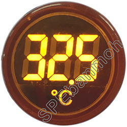 ED16-22WD หลอดตู้คอนโทรล วัดอุณหภูมิ (Temperature Pilot Lamp) Ø22 mm 20-150°C สีเหลือง (Yellow)