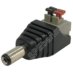 [ 1 ชิ้น ] MX-DC-M เเจ็ดดีซี ผู้ต่อสายแบบกด DC 5.5x2.1 mm สำหรับเข้าสาย ต่อสายสัญญาณ หัวแจ็ค ขั้วต่อแจ็คอะแดปเตอร์ สายลำโพงเสียงชาย แจ็ค RCA for CCTV Camera Monitor แจ็ค DC ดีซี Connector Male แจ็คกล้องวงจรปิด