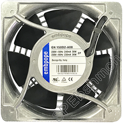 พัดลมระบายอากาศ (Axial Fan) GN150D2-A08 220V พัดลมระบายอากาศ Axial Fan พัดลมระบายอากาศ Sakaguchi พัดลมระบายอากาศแบบลูกปืน พัดลมสี่เหลี่ยม พัดลมเหลี่ยมดำ พัดลมระบายเครื่อง พัดลมระบายความร้อน พัดลมอุตสาหกรรม พัดลม FAN Fan case computer