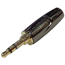 MP-02J-BLK ปลั๊กสเตอร์ 3.5 มม. (Mini Phone Plug) ∅4