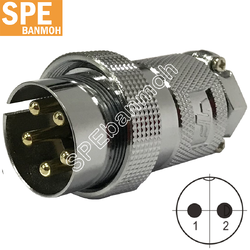 [ 1 ชิ้น ] GX30-PWK-02 2P ผู้ต่อสายเกลียวใน