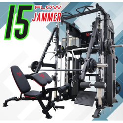 สมิทแมชชีน Smith Machine i5 Flow Jammer +ม้านั่ง819A + แผ่นน้ำหนัก 50 kg