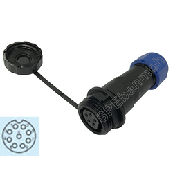 SP16-FW-09 Connector ผู้ เมีย ต่อสาย ติดแท่น ขั้วต่อผู้เมียกันน้ำ Waterproof Connector Aviation Plug IP68 ขั้วต่อไฟกันน้ำ Male and Female Connector Water Proof ปลั๊กกันน้ำ คอนเนคเตอร์กันน้ำ ขั้วต่อกันน้ำ ขั้วต่อสายไฟกันน้ำ ปลั๊กผู้เมียกันน้ำ