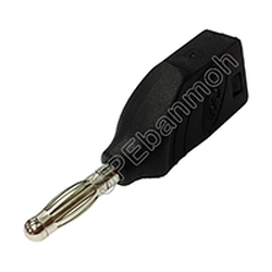 [ 2ชิ้น ] ปลั๊กกล้วย/บานานา BNN-002 (Banana plug) TAIWAN สีดำ / BLK