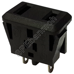 [ 5ชิ้น ] เต้ารับ AC DCZ-02 เต้ารับ AC AC Socket เต้ารับ AC ขั้วปลั๊ก DCZ-01 เต้ารับ เต้าเสียบ ปลั๊ก ปลั๊กเสียบ ปลั๊กตัวเมีย AC ชนิด 3ขา ปลั๊กตัวเมีย ปลั๊กไฟ AC ขั้วไฟ เต้ารับ AC สีดำ เต้ารับเอซี ดำ เต้าเสียAC ติดเเท่น AC ติดแท่น