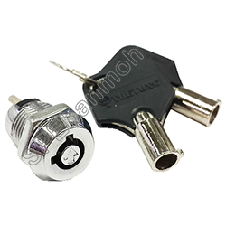 [ 2ชิ้น ] KS-03-101 สวิทช์กุญแจ (Key Switch) ∅12mm ON-OFF 1A 125VAC 0.5A 250VAC