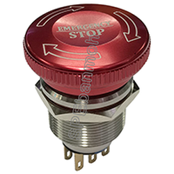 GQ22-ZS1006P สวิทช์เหล็ก (Emergency Metal Switch) 6P