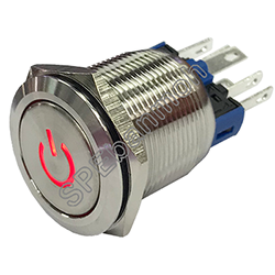 GQ22-11DT-DZ สวิทช์เหล็ก Metal Switch กดติด-กดดับ 220V สีแดง RED สวิทช์โรงงาน สวิทช์ไฟโชว์ สวิทช์เหล็ก สวิทช์ปุ่มโลหะ สวิทช์เหล็กมีไฟ สัญลักณ์ กดติด-กดดับ ขนาด 22 mm สวิทช์มีไฟสัญลักณ์ สวิทช์เหล็กปุ่มกดโลหะ สวิทช์เหล็ก สวิทช์โลหะ กดติด-กดดับ Metal Switch