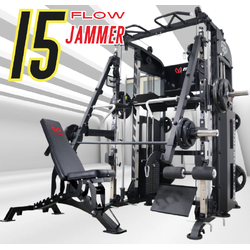 สมิทแมชชีน Smith Machine i5 Flow Jammer +ม้านั่ง825+แผ่นน้ำหนัก 50 kg