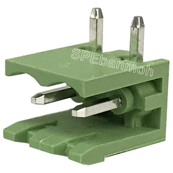 [ 10ชิ้น ] GTB-PCBR-2P-เทอร์มินอลเขียว ผู้ ลงปริ้น 2ขา