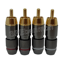 RCA-950 ปลั๊ก RCA (RCA Plug) ตัวผู้ Ø6mm