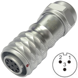 HF12-FW-03-ปลั๊กเหล็ก 12มิล 3พิน