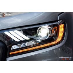 ไฟหน้า BI-LED โปรเจคเตอร์ Mustang Ford Ranger/Everest/Raptor 2015-2021