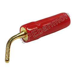 BNN017 ปลั๊กกล้วย/บานานา แบบเข็ม (Tip Banana plug) ชุบทอง 24K N/A