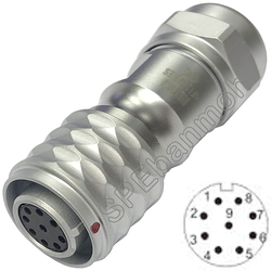 HF12-FW-09-ปลั๊กเหล็ก 12มิล 9พิน