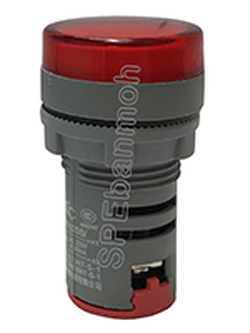[ 1 ชิ้น ] AD16-22DS หลอดตู้คอนโทรล (Pilot Lamp) Ø22 mm (เกรด A) 380V สีแดง'/RED