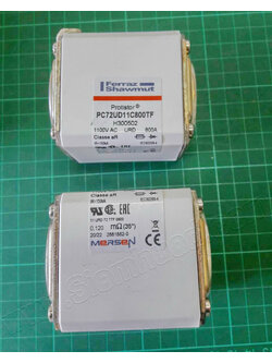 SEMICONDUCTOR PROTECTION FUSES Square-body Protistor size 72 aR, 850VAC to 1250VAC (IEC) / 1300VAC (UL) (Ferraz Shawmut, MERSEN)
