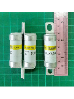 HINODE Fast Acting Fuse รุ่น 66LKA series (660V AC/DC AC/DC ขนาดตั้งแต่ 20 ถึง 75A), รุ่น 66LKB series (660V AC/DC AC/DC ขนาดตั้งแต่ 100 ถึง 300A)