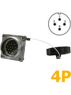 WS28-ZZM-4 ปลั๊กเหล็ก Metal Connector Aviation Plug Weipu Connector WS28 ปลั๊กเหล็ก 28มิล 28mm Metal Connector ปลั๊กเหล็ก Male Female Connectors Socket Aviation Plug คอนเนคเตอร์เหล็ก คอนเนคเตอร์ตัวผู้ตัวเมีย ขั้วไฟฟ้าเเบบเหล็ก