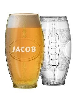 Libbey Football Tumbler Beer Glass 23 oz./ 680 ml
